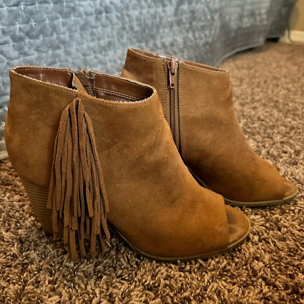 Express cowgirl ankle boots